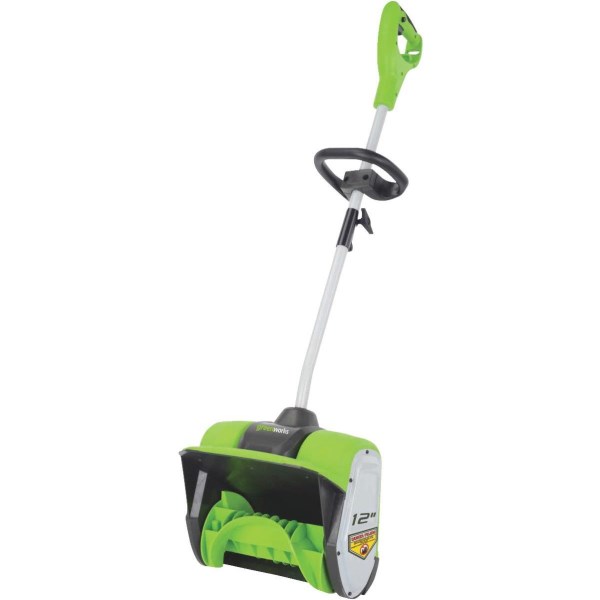 Greenworks 12 In. 8A Electric Snow Blower Shovel - Iieemm
