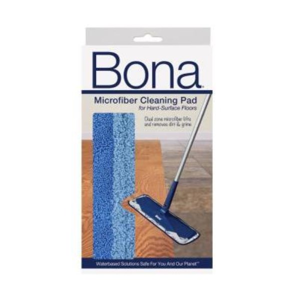 Bona 4 In. W. x 15 In. L. Microfiber Cleaning Pad Mop Refill - Iieemm