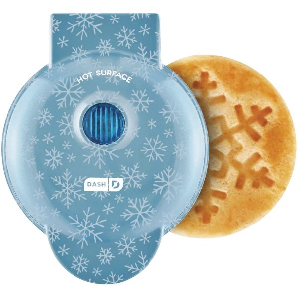 Dash 4 In. Snowflake-Print Mini Waffle Maker - Iieemm