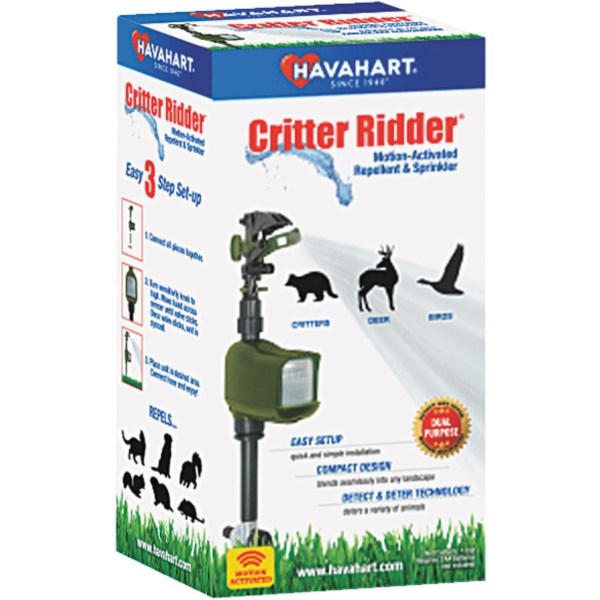 Havahart Critter Ridder Motion Activated 35 Ft. Spray Range Electronic Pest Repellent - Iieemm