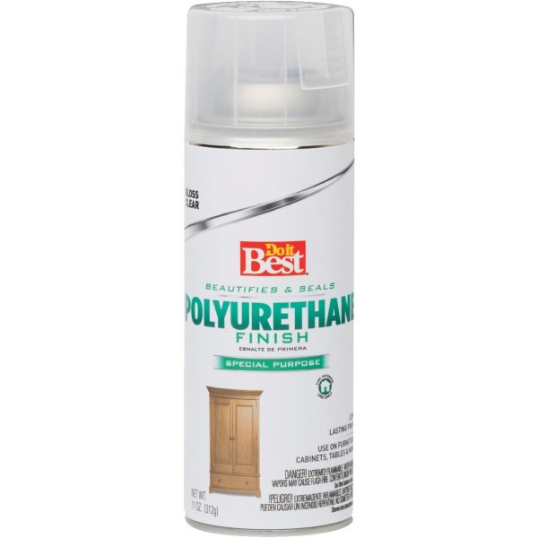 Do it Best Gloss Clear Aerosol Spray Polyurethane, 11 Oz. - Iieemm