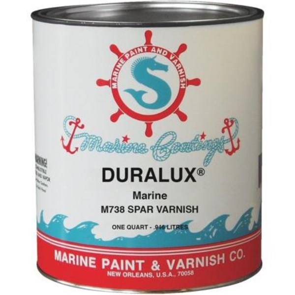 DURALUX Marine Spar Varnish, Clear, 1 Qt. - Iieemm