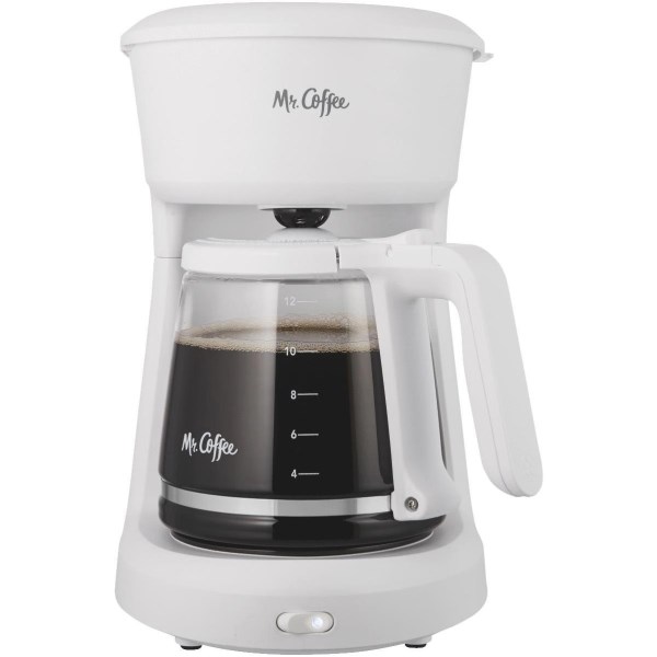 Mr Coffee 12 Cup Switch White Coffee Maker - Iieemm