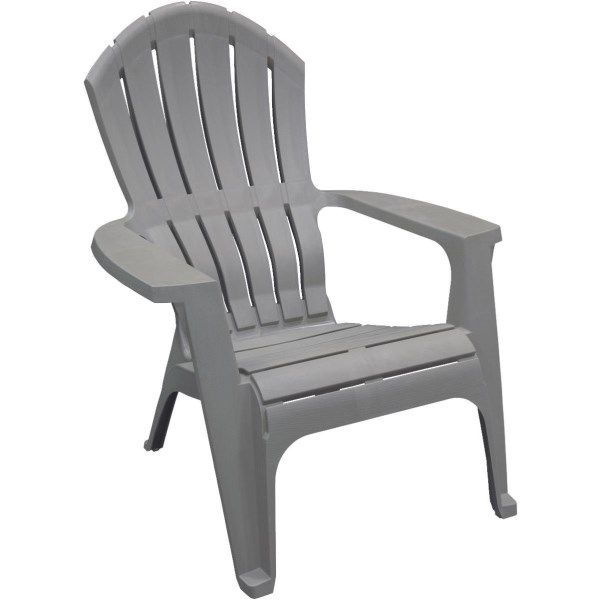 Adams RealComfort Gray Resin Adirondack Chair - Iieemm
