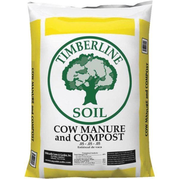 Timberline 40 Lb. Compost and Cow Manure - Iieemm