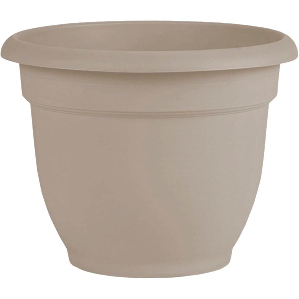 Bloem Ariana 8 In. Plastic Self Watering Pebble Stone Planter - Iieemm