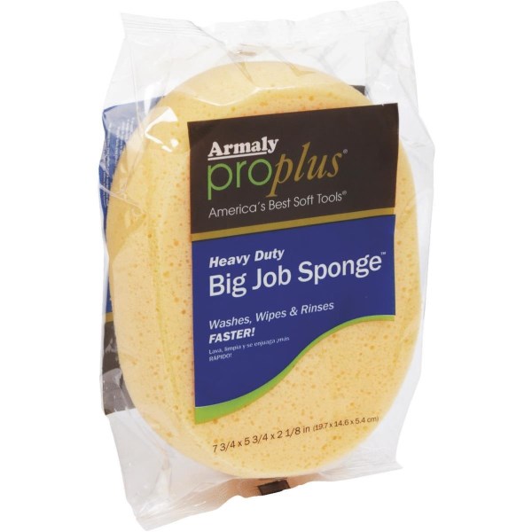 Armaly ProPlus 7.75 In. x 5.75 In. Yellow Heavy Duty Sponge - Iieemm