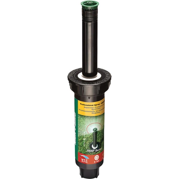 Rain Bird 4 In. Full Circle Adjustable 8 Ft. Rotary Sprinkler with Pressure Regulator - Iieemm