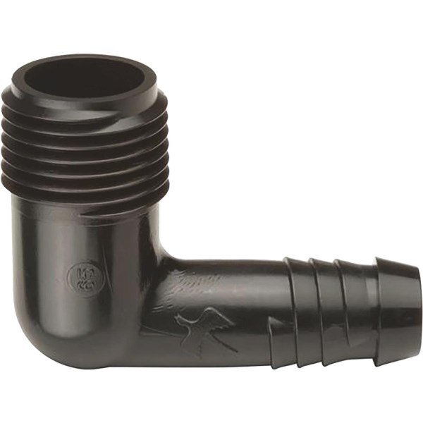 Rain Bird EZ Pipe 1/2 In. MNPT x 1/2 In. Barbed Poly Elbow (10-Pack) - Iieemm
