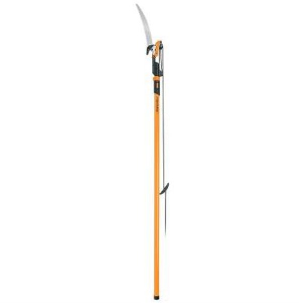 Fiskars Power-Lever 1 In. Cutting Capacity 14 Ft. Fiberglass Extendable Pole Saw & Tree Pruner - Iieemm