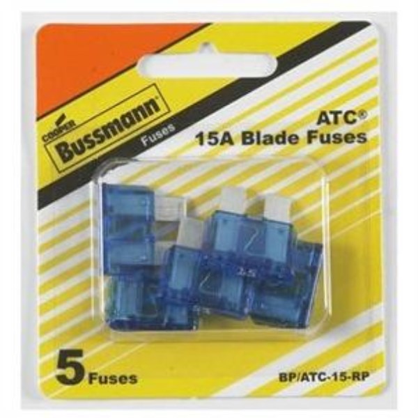 Bussmann 15-Amp 32-Volt ATC Blade Automotive Fuse (4-Pack) - Iieemm