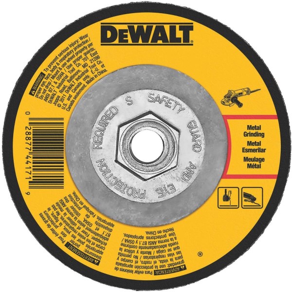 DEWALT HP Type 27 4-1/2 In. x 1/8 In. x 5/8 In.-11 Metal Grinding Cut-Off Wheel - Iieemm
