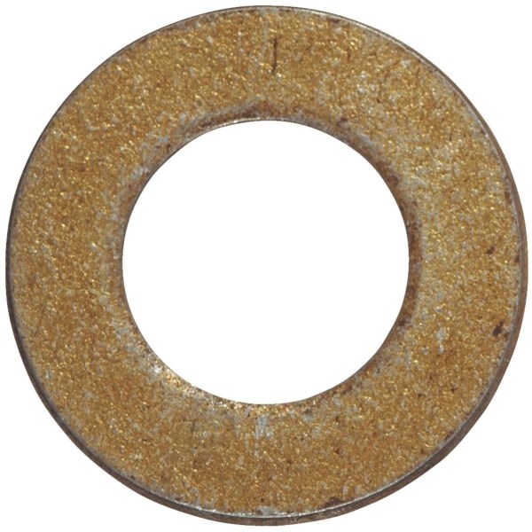 Hillman 7/8 In. SAE Hardened Steel Yellow Dichromate Flat Washer (10 Ct.) - Iieemm