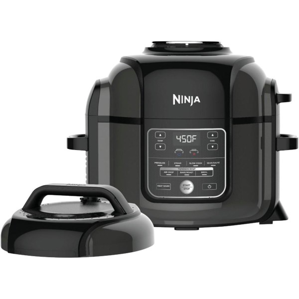 Ninja Foodi 6.5 Qt. Black Stainless Electric Pressure Cooker with Tender Crisp Technology - Iieemm