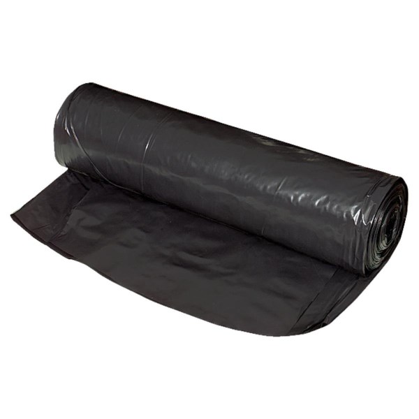 Film-Gard 24 Ft. X 100 Ft. Black 6 Mil. Polyethylene Sheeting - Iieemm