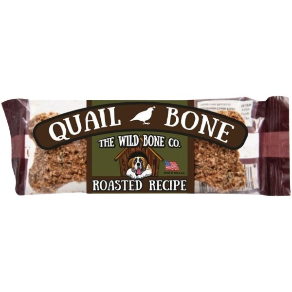 The Wild Bone Company Quail Bone Dog Treat - Iieemm