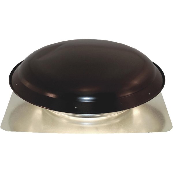 Ventamatic Cool Attic 15″ Galvanized Steel Black Static Roof Mount Attic Vent - Iieemm