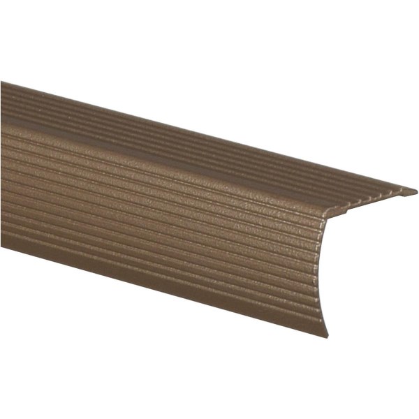 Frost King Satin Cocoa 1-1/8 In. W x 36 In. L Aluminum Stairnose - Iieemm