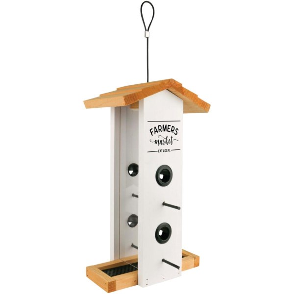 Nature’s Way Farmhouse Cedar 1.5 Qt. Vertical Hopper Bird Feeder - Iieemm
