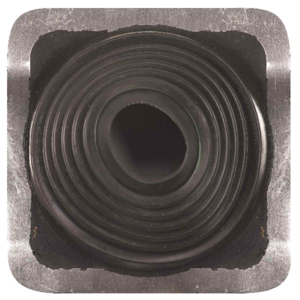 Oatey Master Flash 3 In. x 6 In. Aluminum w/EPDM Rubber Roof Pipe Flashing - Iieemm