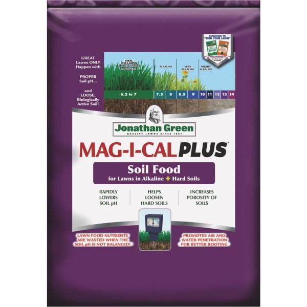 Jonathan Green MAG-I-CAL Plus 54 Lb. 15,000 Sq. Ft. 18% Calcium Lawn Fertilizer For Alkaline Soil - Iieemm