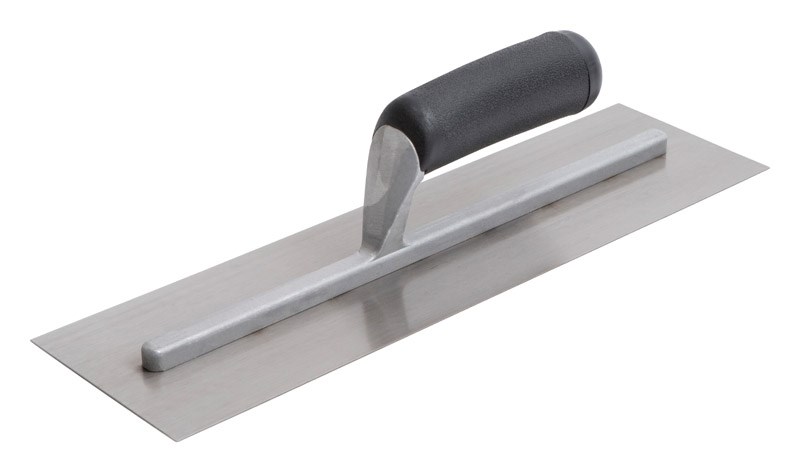QLT 4-1/2 In. x 11 In. Finishing Trowel with Curved Plastic Handle - Iieemm