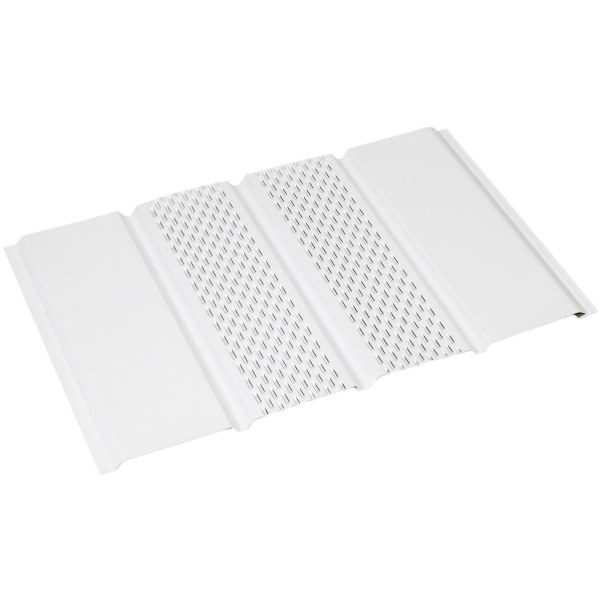 Amerimax Aluminum Center Vent 4 Panel Soffit - Iieemm