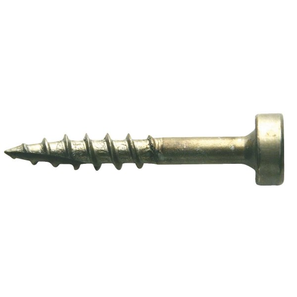 Kreg #7 1 In. Coarse Pan Head Zinc Pocket Hole Screw (500 Ct.) - Iieemm