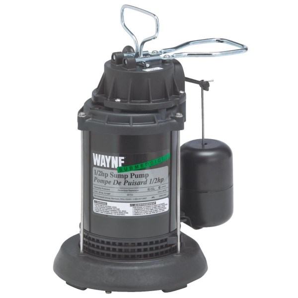 Wayne SPF Series 1/2 HP 115V Submersible Sump Pump - Iieemm