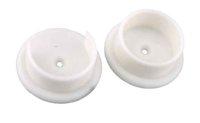 John Sterling Closet-Pro 1-1/4 In. Plastic Closet Rod Socket, White (2-Pack) - Iieemm