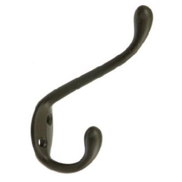 National Heavy-Duty Oil Rub Bronze Coat and Hat Wardrobe Hook - Iieemm