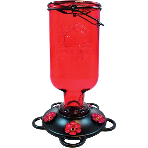 Classic Birds More Birds Elixir 13 Oz. Red Hummingbird Feeder - Iieemm