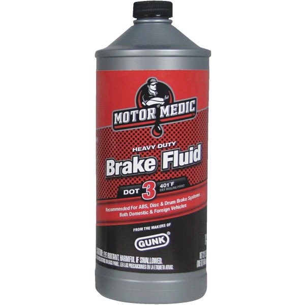 MotorMedic 32 Oz. Heavy-Duty DOT 3 Brake Fluid - Iieemm