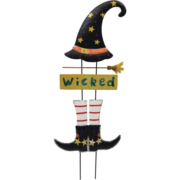 32.5 In. Metal Wicked Halloween Yard Stake - Iieemm