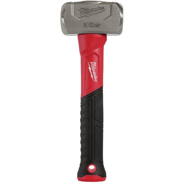 Milwaukee 3 Lb. Forged Steel Drilling Hammer with Fiberglass Handle - Iieemm