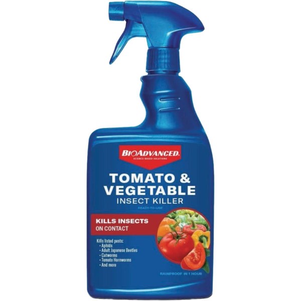 BioAdvanced 24 Oz. Ready To Use Trigger Spray Tomato & Vegetable Insect Killer - Iieemm