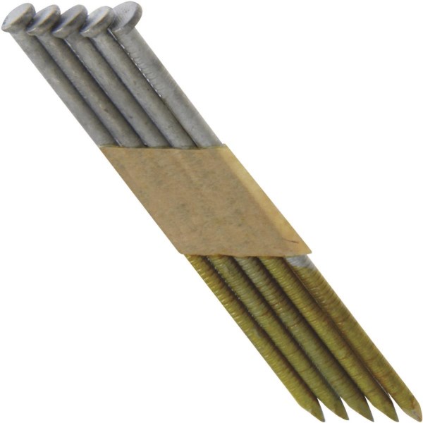 Grip-Rite 30 Degree Paper Tape Hot-Dipped Galvanized Clipped Head Framing Stick Nail, 3-1/4 In. x .120 In. (2000 Ct.) - Iieemm
