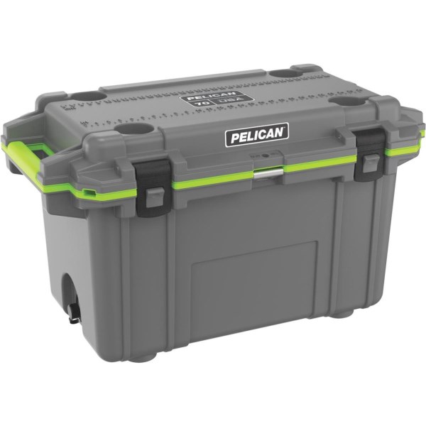 Pelican Elite 70-Qt. Cooler, Dark Gray & Green - Iieemm