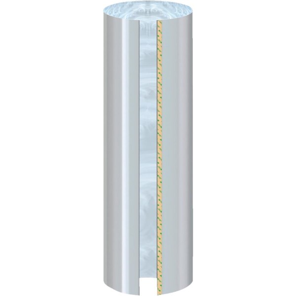 Kennedy Skylights 10 In. x 48 In. Aluminum Skylight Extension Tube - Iieemm