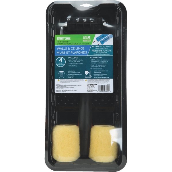 Shur-Line Shur-Flow 3 In. x 3/8 In. Knit Trim Roller Kit - Iieemm