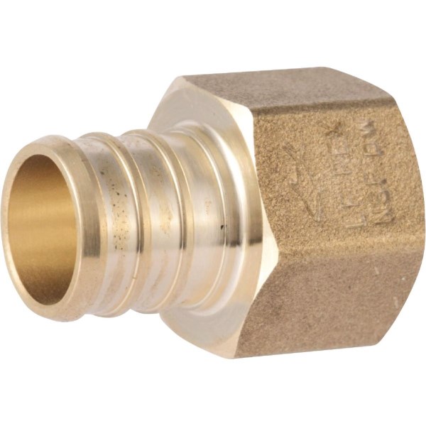 SharkBite 3/4 In. Barb x 1/2 In. FIP Brass PEX Adapter - Iieemm