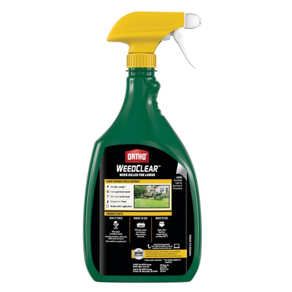 Ortho WeedClear 24 Oz. Ready To Use Trigger Spray Lawn Weed Killer - Iieemm