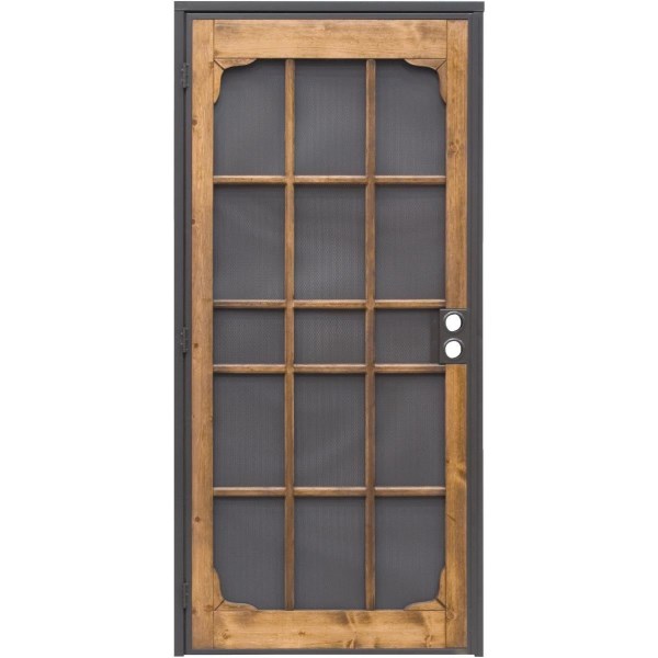 Precision Woodguard 36 In. W x 80 In. H Wood Insert Steel Security Door - Iieemm