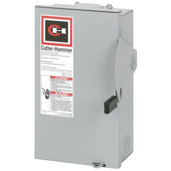 Eaton 30A DG Series Rainproof General-Duty Safety Switch - Iieemm