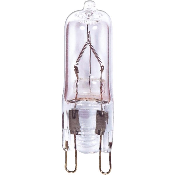 Satco 75W 120V Clear Double Loop Base T4 Halogen Special Purpose Light Bulb - Iieemm