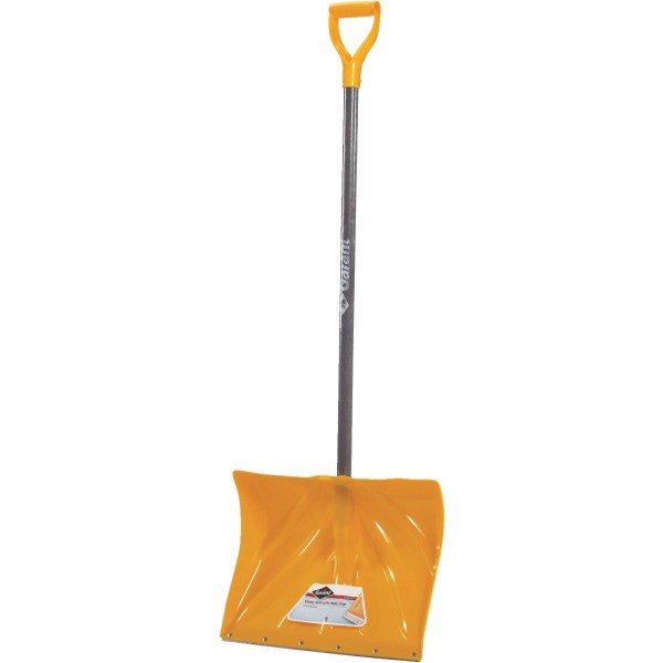Garant Alpine 18 In. Poly Snow Shovel with Steel Wear Strip and 42.25 In. Wood Handle - Iieemm