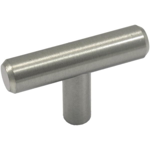 Laurey 2 In. Brushed Satin Nickel Steel T-Bar Knob - Iieemm