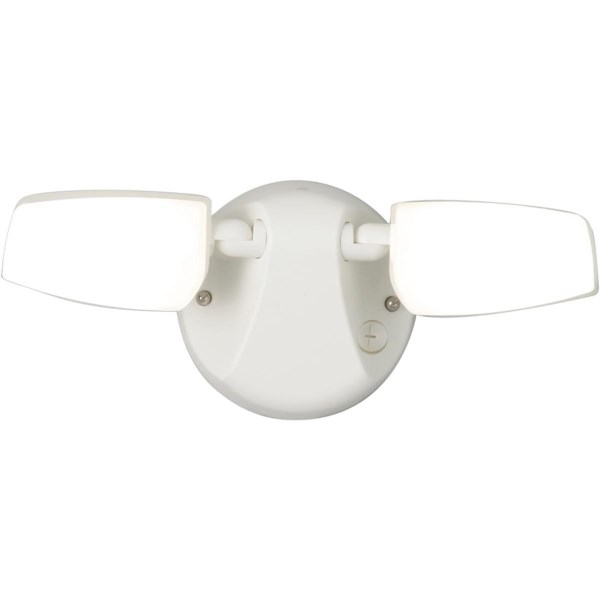Halo Selectable Color Temperature White Dusk to Dawn LED Twin Head Floodlight Fixture - Iieemm