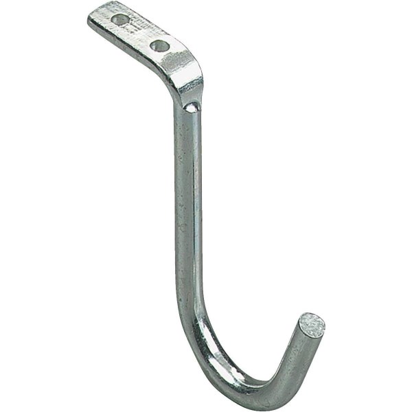 Knape & Vogt 3 In. H. x 1-1/2 In. D. Closet Rod Support, Bright Nickel - Iieemm