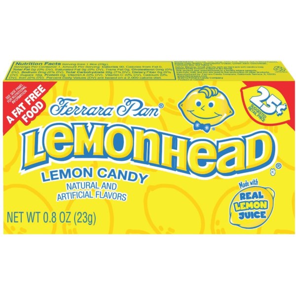 Ferrara Pan Lemonhead 0.8 Oz. Lemon Candy - Iieemm